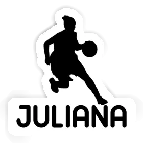 Juliana Sticker Basketball Player Image