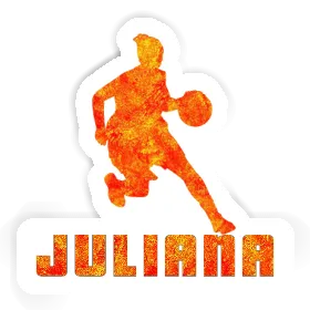 Juliana Sticker Basketball Player Image