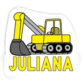 Juliana Sticker Excavator Image