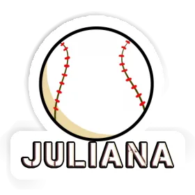 Sticker Baseball Juliana Image