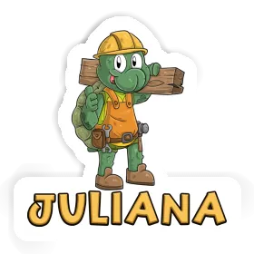 Juliana Sticker Construction worker Image