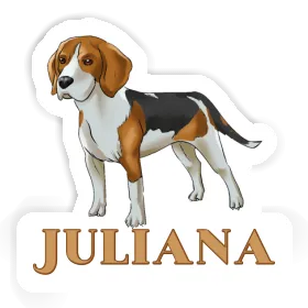 Sticker Beagle Dog Juliana Image