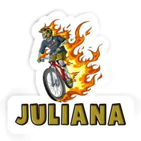 Sticker Mountainbiker Juliana Image