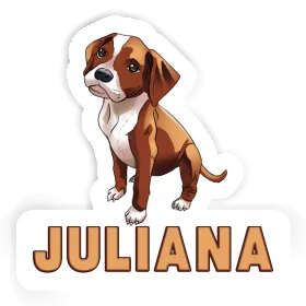 Juliana Sticker Boxer Image