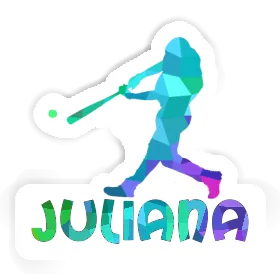 Baseball Player Sticker Juliana Image