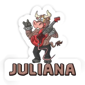 Guitarist Sticker Juliana Image