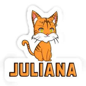 Sticker Juliana Cat Image