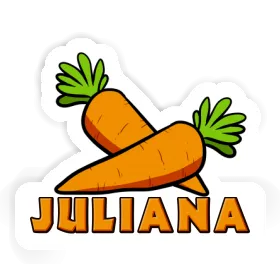 Juliana Sticker Carrot Image