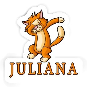 Sticker Juliana Dabbing Cat Image