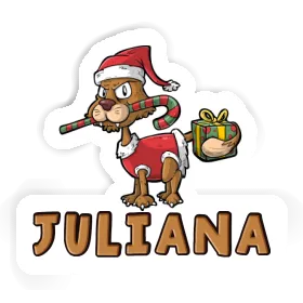 Sticker Christmas Cat Juliana Image