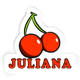 Juliana Sticker Cherry Image