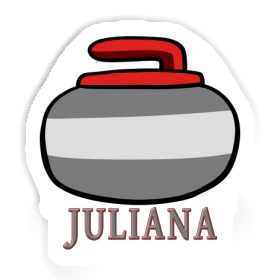 Sticker Juliana Curling Stone Image