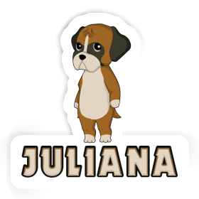 Juliana Autocollant Boxer Image