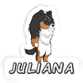 Juliana Autocollant Sheltie Image