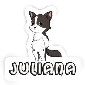 Autocollant Collie border Juliana Image