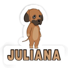 Autocollant Juliana Dogue allemand Image