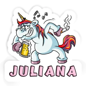 Juliana Sticker Unicorn Image