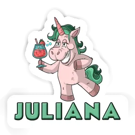 Sticker Juliana Party Unicorn Image