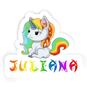 Juliana Sticker Unicorn Image