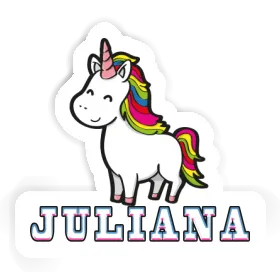 Juliana Sticker Unicorn Image