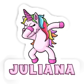 Sticker Juliana Dabbing Unicorn Image