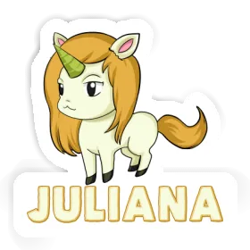 Juliana Sticker Unicorn Image