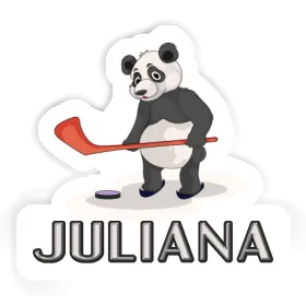 Sticker Ice Hockey Panda Juliana Image