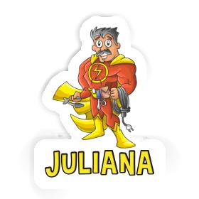 Sticker Juliana Electrician Image