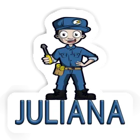 Juliana Sticker Electrician Image