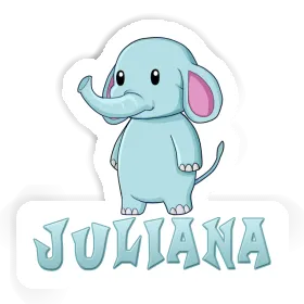 Elephant Sticker Juliana Image