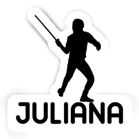 Fencer Sticker Juliana Image