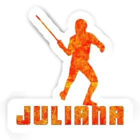 Juliana Sticker Fencer Image