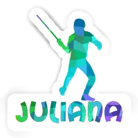 Sticker Fencer Juliana Image