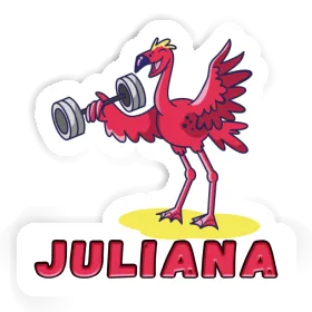 Sticker Juliana Weight Lifter Image