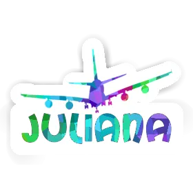 Sticker Airplane Juliana Image