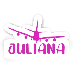 Sticker Juliana Airplane Image