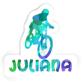 Freeride Biker Sticker Juliana Image