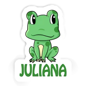 Juliana Sticker Frog Image