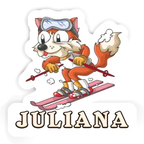 Juliana Sticker Skier Image