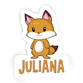 Fox Sticker Juliana Image