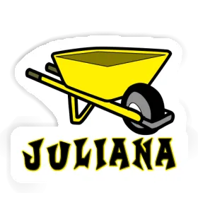 Sticker Wheelbarrow Juliana Image