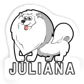 Juliana Autocollant Spitz allemand Image