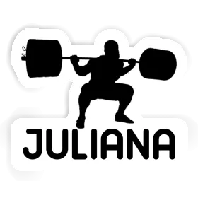 Sticker Juliana Weightlifter Image