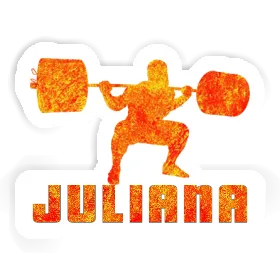 Weightlifter Sticker Juliana Image