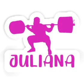 Weightlifter Sticker Juliana Image