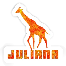 Giraffe Sticker Juliana Image