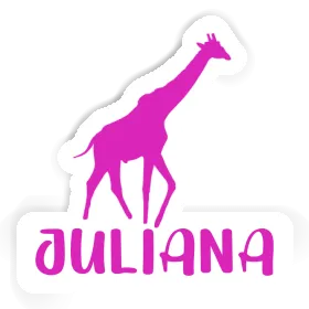 Sticker Juliana Giraffe Image