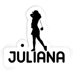 Juliana Sticker Golfer Image