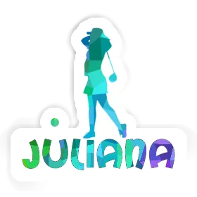 Golfer Sticker Juliana Image