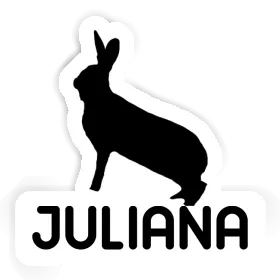 Rabbit Sticker Juliana Image